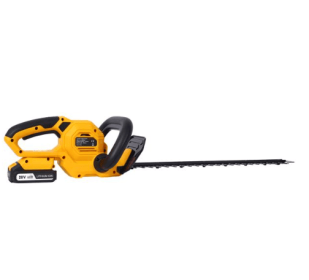 20V Cordless Hedge Trimmer, 22 Inch Steel Blade, Shock-absorbing, Including Battery And Charger (Option: Yellow)